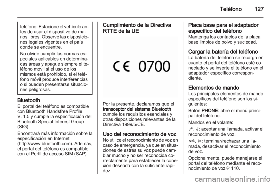 OPEL MERIVA 2013 Manual de infoentretenimiento (in Spanish) OPEL MERIVA 2013 Manual de infoentretenimiento (in Spanish)