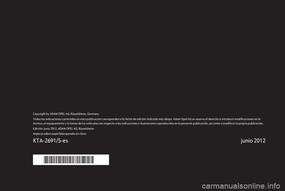 OPEL MERIVA 2013 Manual de infoentretenimiento (in Spanish) OPEL MERIVA 2013 Manual de infoentretenimiento (in Spanish)