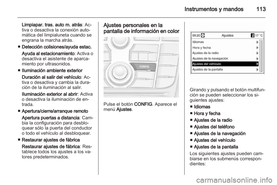 OPEL MERIVA 2013 Manual de Instrucciones (in Spanish) OPEL MERIVA 2013 Manual de Instrucciones (in Spanish)