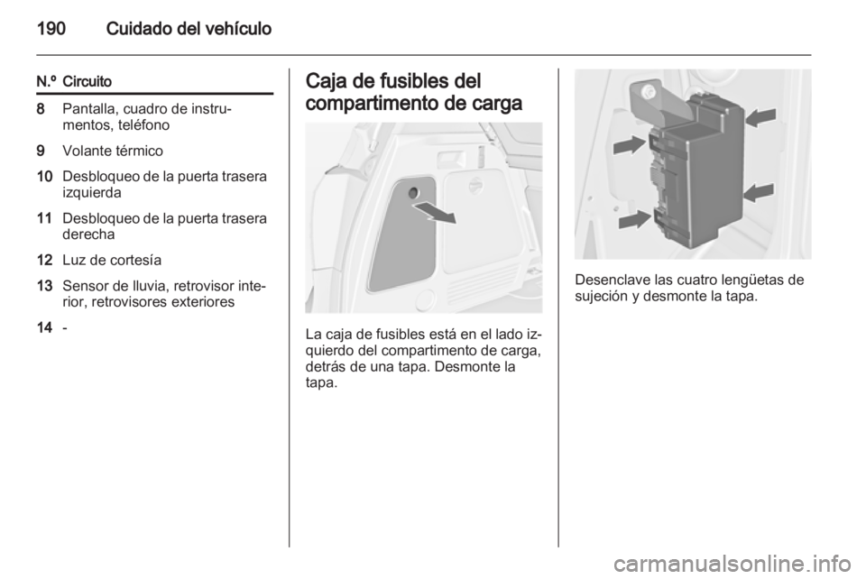 OPEL MERIVA 2013 Manual de Instrucciones (in Spanish) OPEL MERIVA 2013 Manual de Instrucciones (in Spanish)