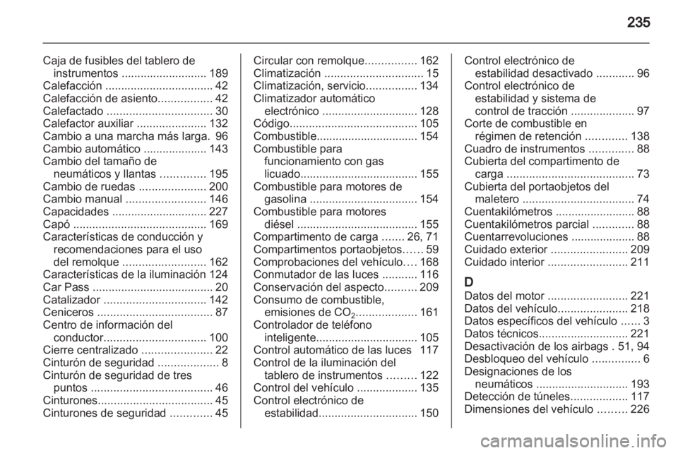 OPEL MERIVA 2013 Manual de Instrucciones (in Spanish) OPEL MERIVA 2013 Manual de Instrucciones (in Spanish)