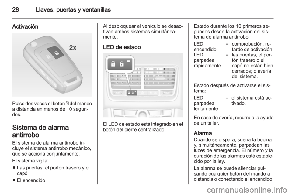 OPEL MERIVA 2013 Manual de Instrucciones (in Spanish) OPEL MERIVA 2013 Manual de Instrucciones (in Spanish)