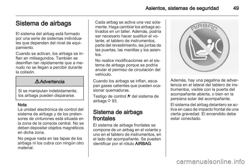 OPEL MERIVA 2013 Manual de Instrucciones (in Spanish) OPEL MERIVA 2013 Manual de Instrucciones (in Spanish)
