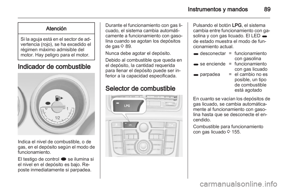 OPEL MERIVA 2013 Manual de Instrucciones (in Spanish) OPEL MERIVA 2013 Manual de Instrucciones (in Spanish)