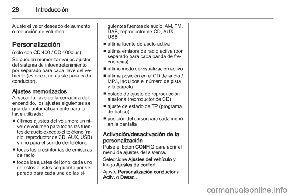 OPEL MERIVA 2013.5 Manual de infoentretenimiento (in Spanish) OPEL MERIVA 2013.5 Manual de infoentretenimiento (in Spanish)