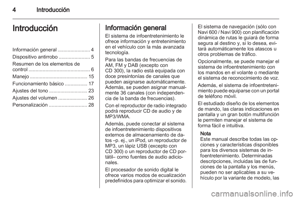 OPEL MERIVA 2013.5  Manual de infoentretenimiento (in Spanish) 