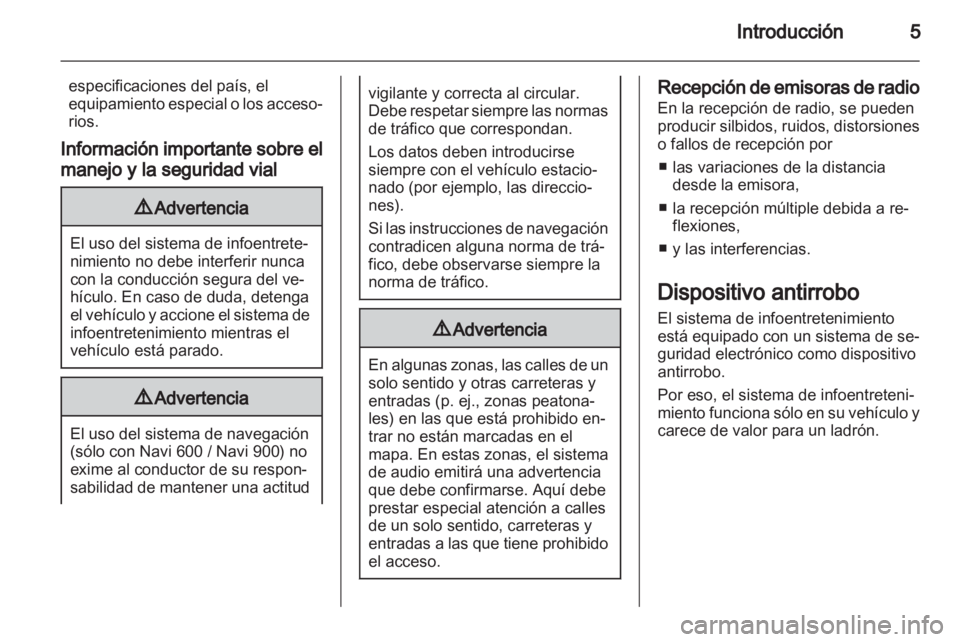 OPEL MERIVA 2013.5  Manual de infoentretenimiento (in Spanish) 