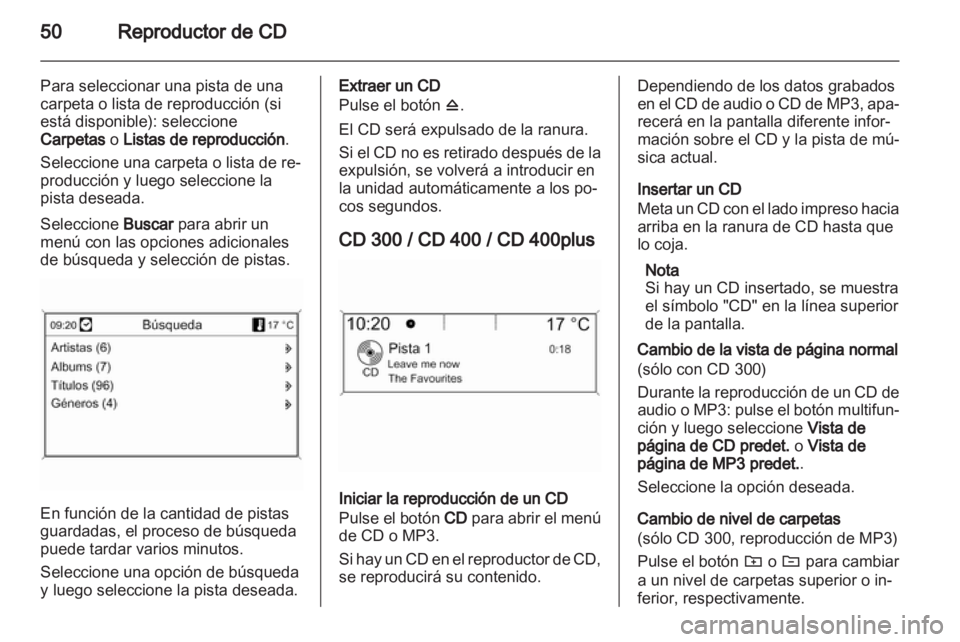 OPEL MERIVA 2013.5  Manual de infoentretenimiento (in Spanish) 