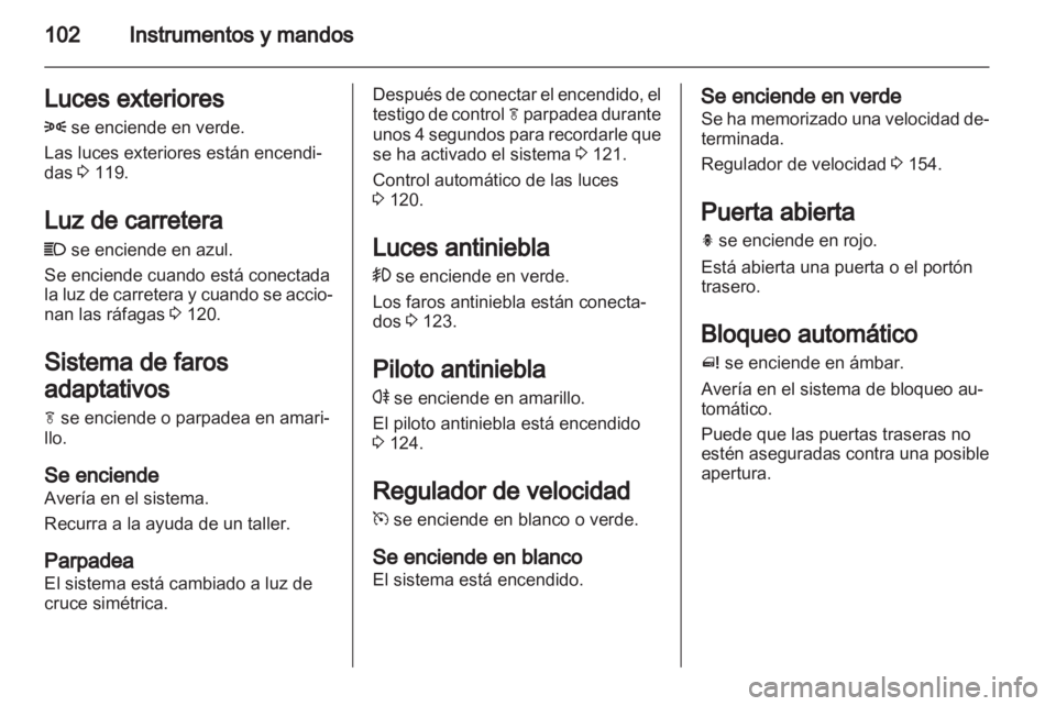 OPEL MERIVA 2013.5 Manual de Instrucciones (in Spanish) OPEL MERIVA 2013.5 Manual de Instrucciones (in Spanish)