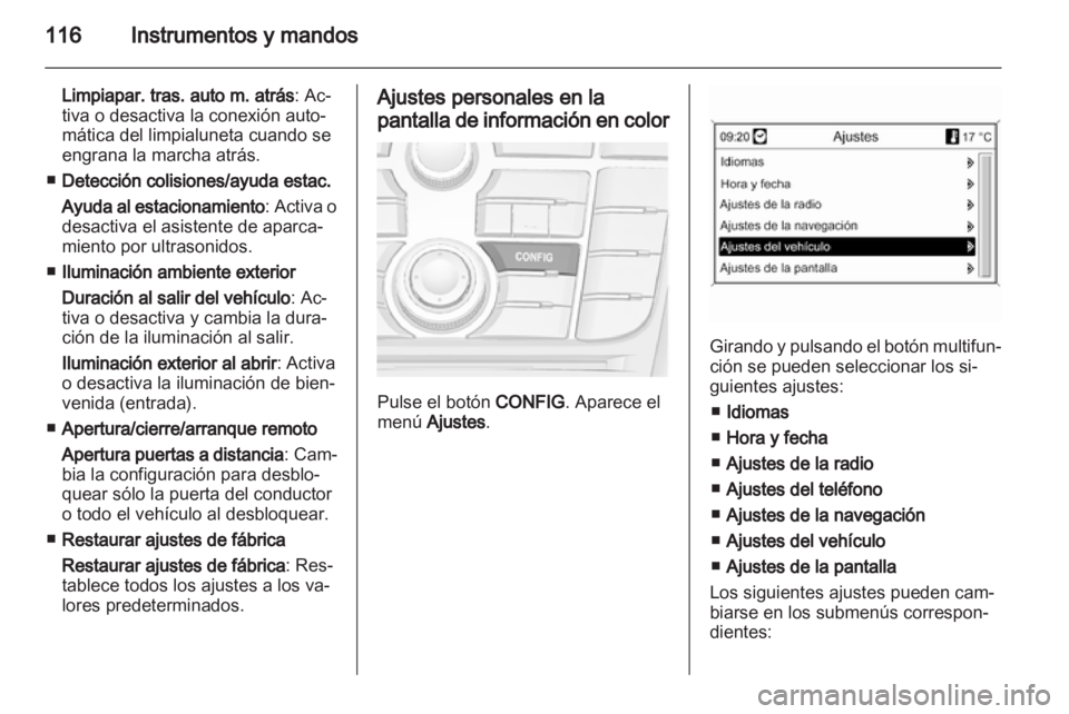 OPEL MERIVA 2013.5 Manual de Instrucciones (in Spanish) OPEL MERIVA 2013.5 Manual de Instrucciones (in Spanish)