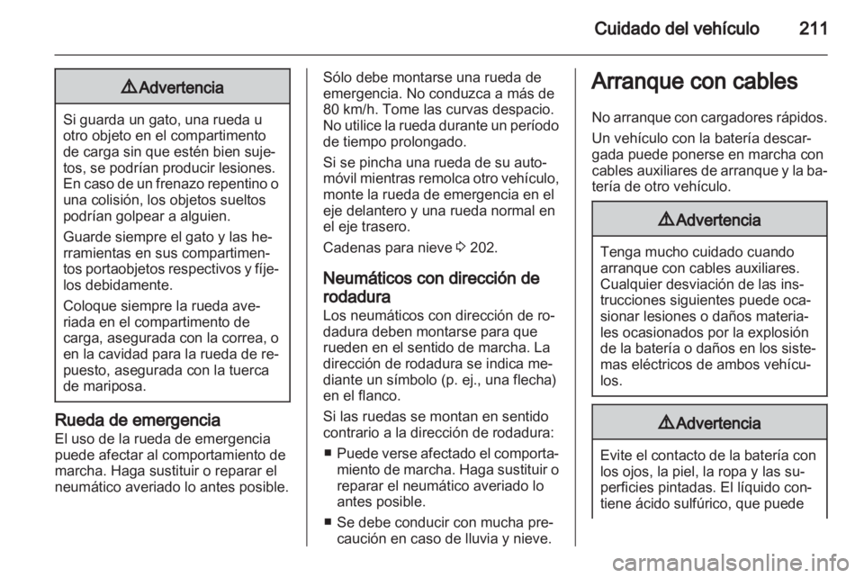 OPEL MERIVA 2013.5 Manual de Instrucciones (in Spanish) OPEL MERIVA 2013.5 Manual de Instrucciones (in Spanish)