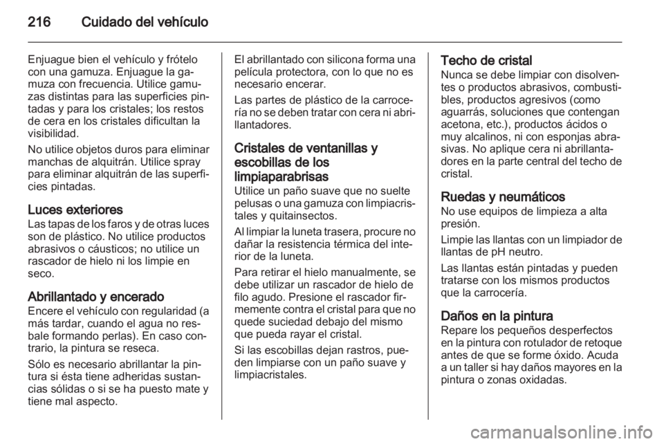 OPEL MERIVA 2013.5 Manual de Instrucciones (in Spanish) OPEL MERIVA 2013.5 Manual de Instrucciones (in Spanish)