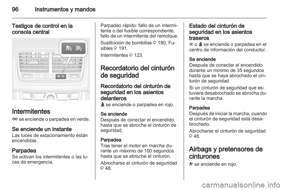 OPEL MERIVA 2013.5 Manual de Instrucciones (in Spanish) OPEL MERIVA 2013.5 Manual de Instrucciones (in Spanish)