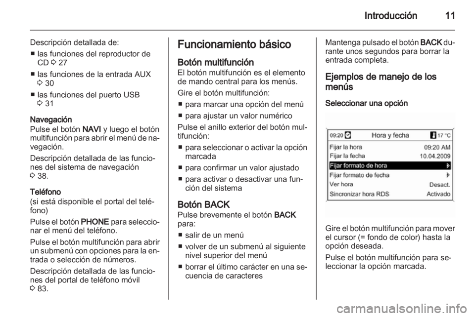 OPEL MOKKA 2013  Manual de infoentretenimiento (in Spanish) 