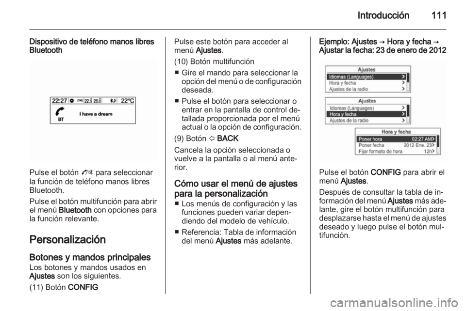 OPEL MOKKA 2013 Manual de infoentretenimiento (in Spanish) OPEL MOKKA 2013 Manual de infoentretenimiento (in Spanish)