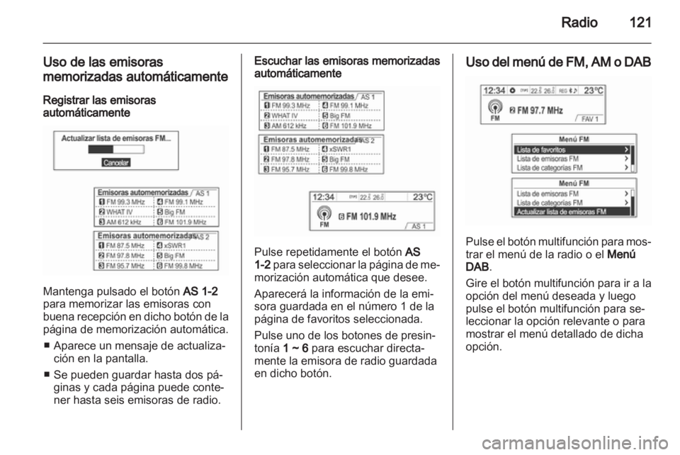 OPEL MOKKA 2013  Manual de infoentretenimiento (in Spanish) 