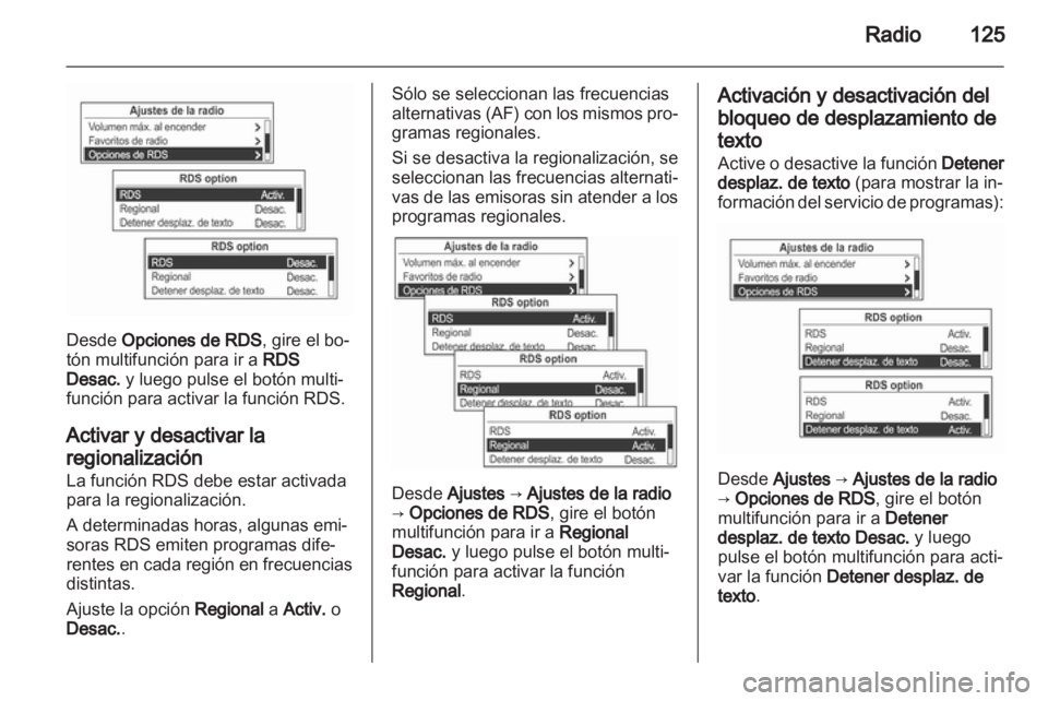 OPEL MOKKA 2013  Manual de infoentretenimiento (in Spanish) 