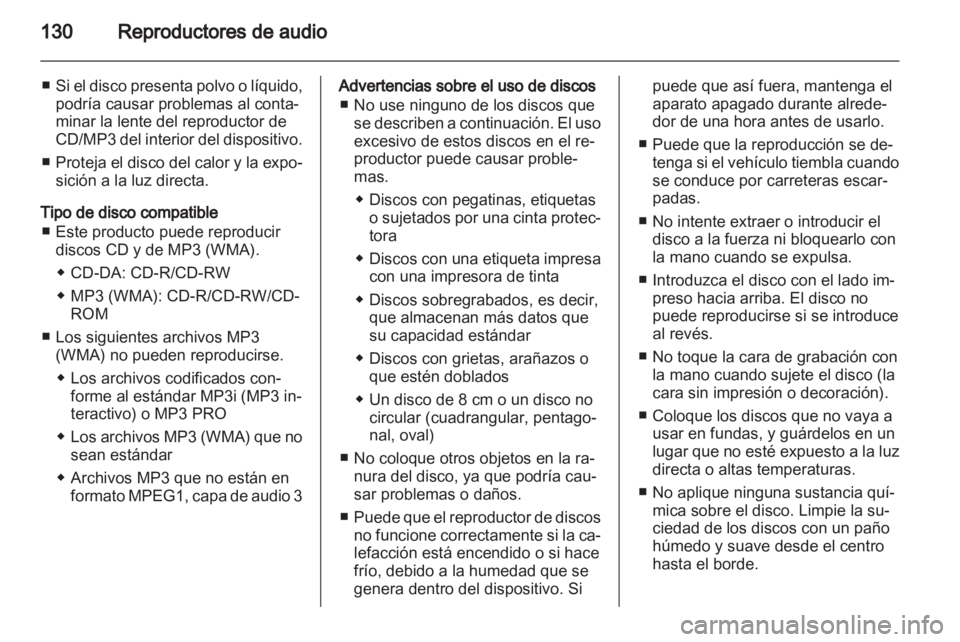 OPEL MOKKA 2013  Manual de infoentretenimiento (in Spanish) 