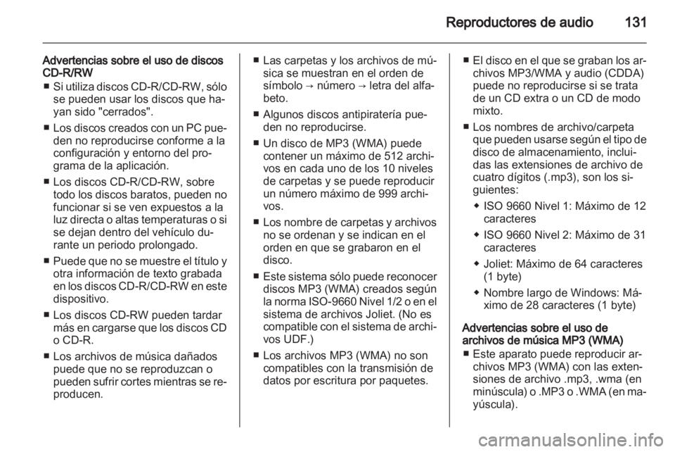 OPEL MOKKA 2013  Manual de infoentretenimiento (in Spanish) 