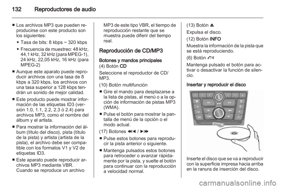 OPEL MOKKA 2013  Manual de infoentretenimiento (in Spanish) 