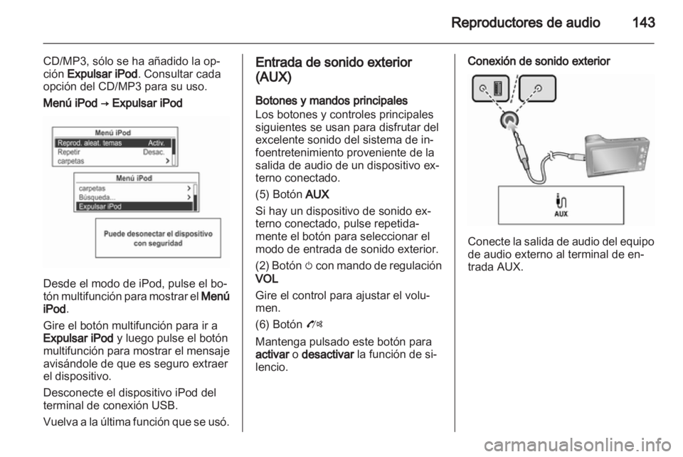 OPEL MOKKA 2013  Manual de infoentretenimiento (in Spanish) 