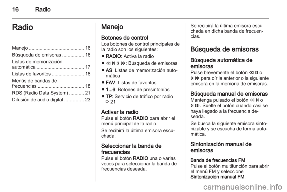 OPEL MOKKA 2013  Manual de infoentretenimiento (in Spanish) 