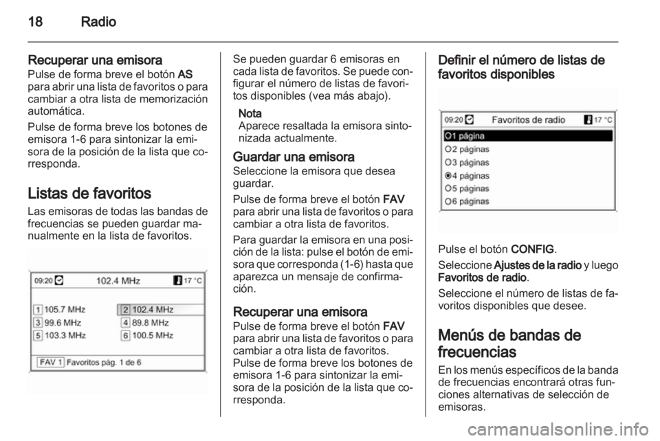 OPEL MOKKA 2013  Manual de infoentretenimiento (in Spanish) 