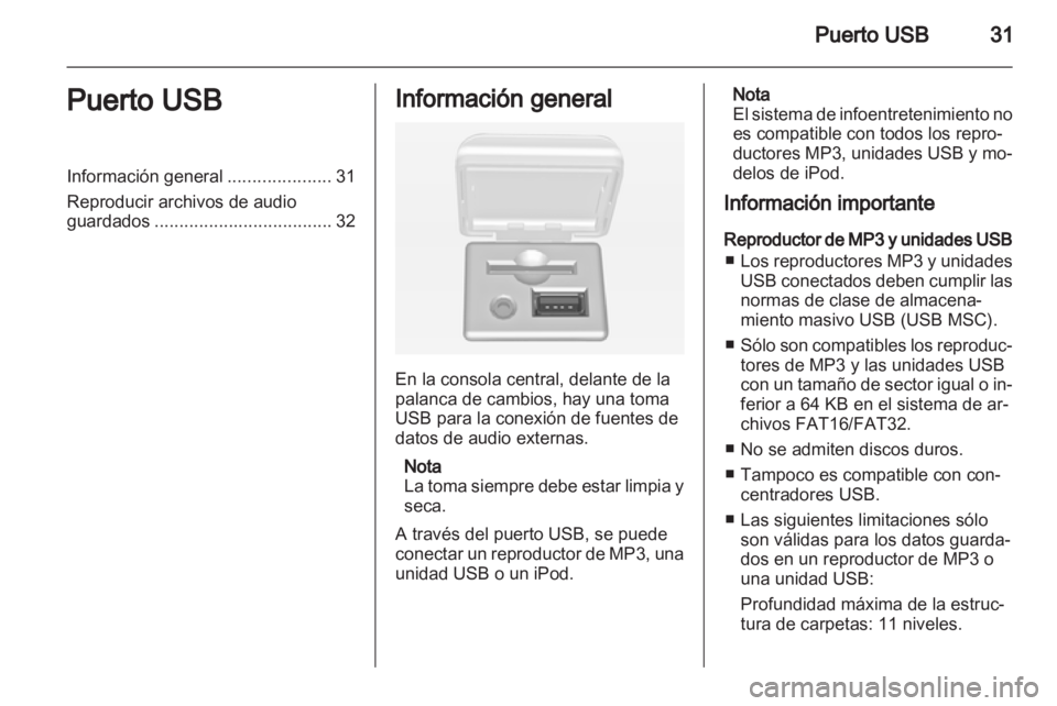 OPEL MOKKA 2013  Manual de infoentretenimiento (in Spanish) 