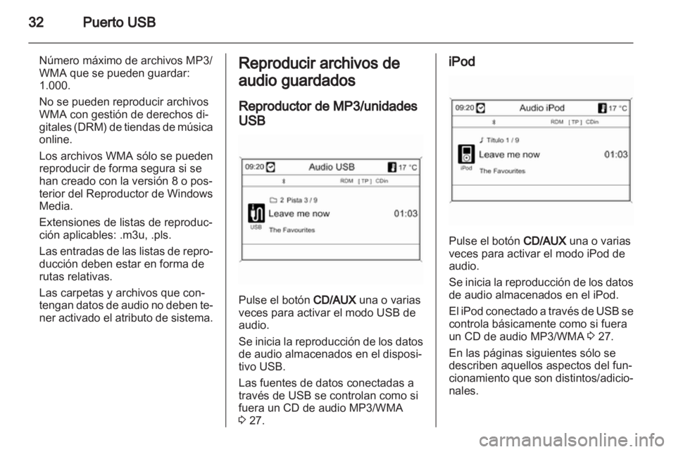 OPEL MOKKA 2013  Manual de infoentretenimiento (in Spanish) 