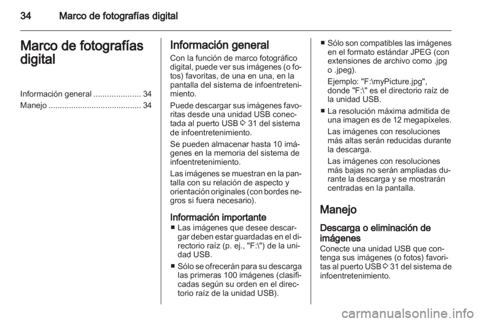 OPEL MOKKA 2013  Manual de infoentretenimiento (in Spanish) 