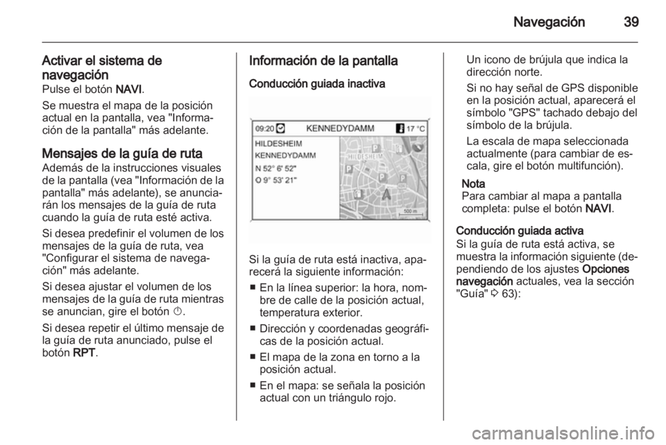 OPEL MOKKA 2013  Manual de infoentretenimiento (in Spanish) 