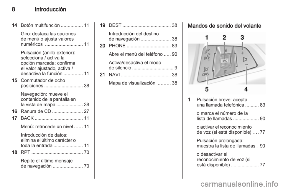 OPEL MOKKA 2013  Manual de infoentretenimiento (in Spanish) 