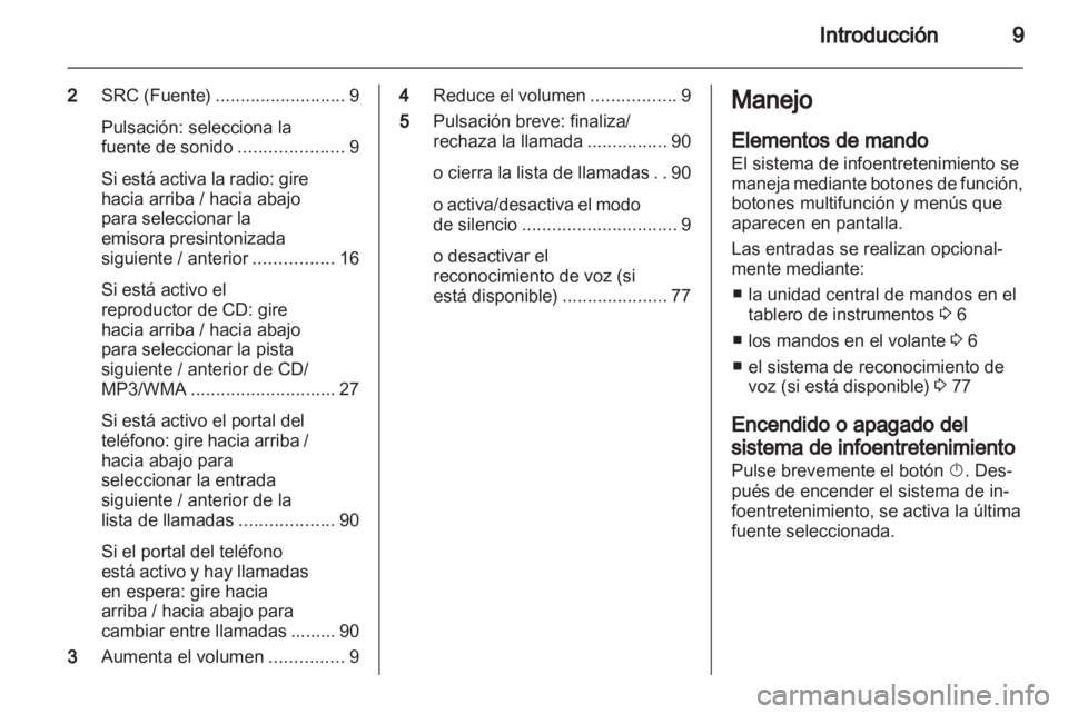 OPEL MOKKA 2013  Manual de infoentretenimiento (in Spanish) 