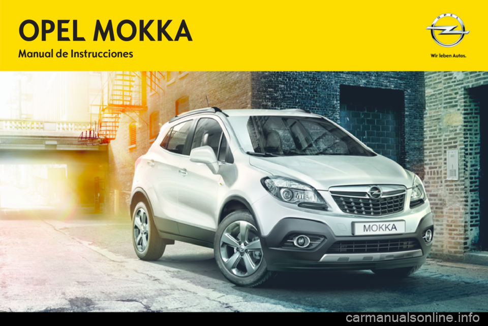 OPEL MOKKA 2013  Manual de Instrucciones (in Spanish) 