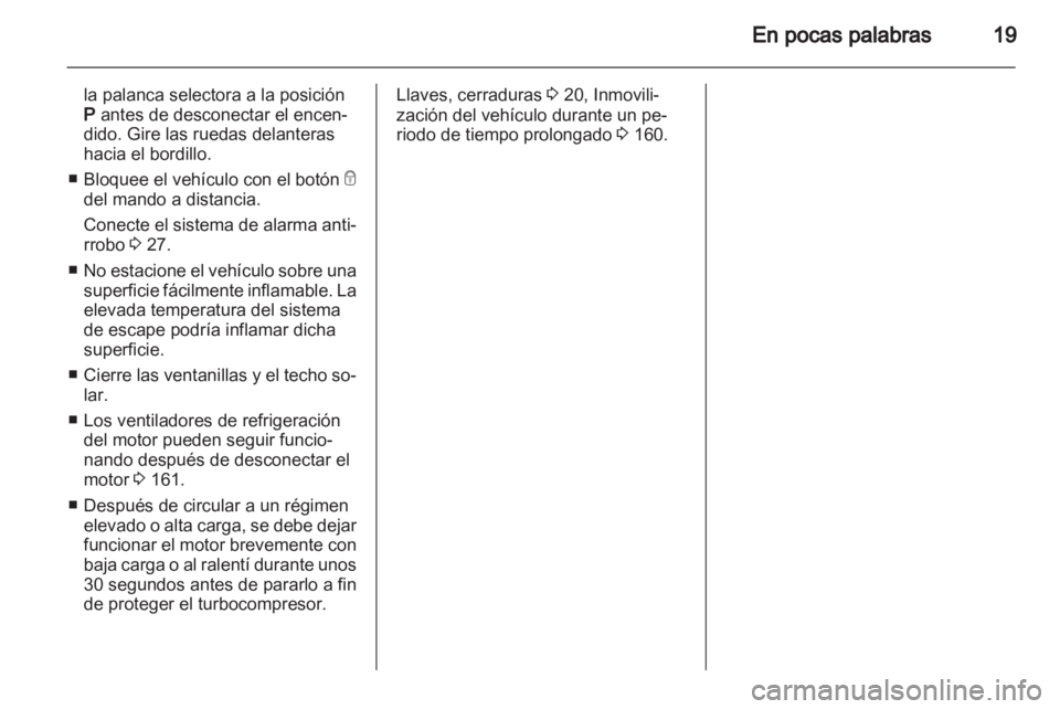 OPEL MOKKA 2013  Manual de Instrucciones (in Spanish) 