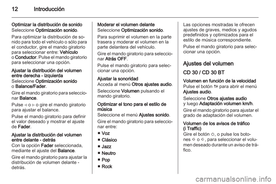 OPEL VIVARO 2011 Manual de infoentretenimiento (in Spanish) OPEL VIVARO 2011 Manual de infoentretenimiento (in Spanish)