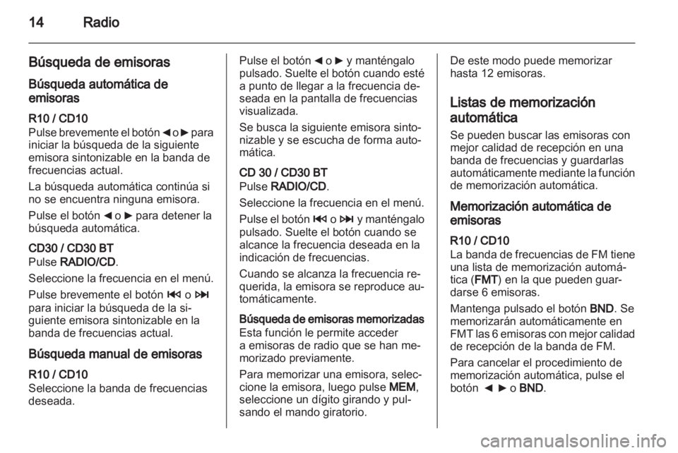 OPEL VIVARO 2011 Manual de infoentretenimiento (in Spanish) OPEL VIVARO 2011 Manual de infoentretenimiento (in Spanish)