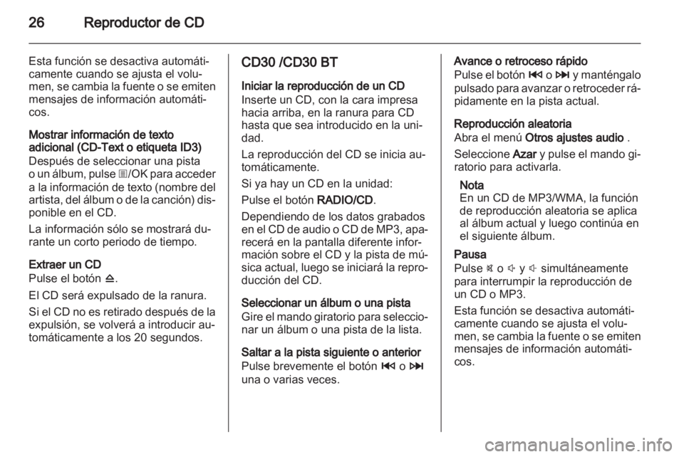 OPEL MOVANO_B 2011.5 Manual de infoentretenimiento (in Spanish) OPEL MOVANO_B 2011.5 Manual de infoentretenimiento (in Spanish)