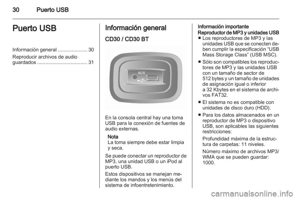 OPEL MOVANO_B 2011.5  Manual de infoentretenimiento (in Spanish) 