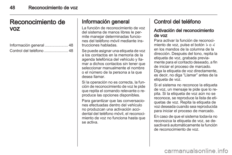 OPEL VIVARO 2011.5  Manual de infoentretenimiento (in Spanish) 