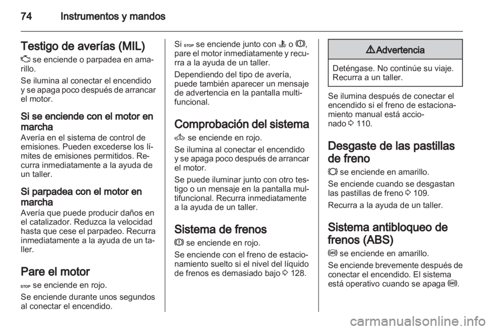 OPEL MOVANO_B 2011.5  Manual de Instrucciones (in Spanish) 