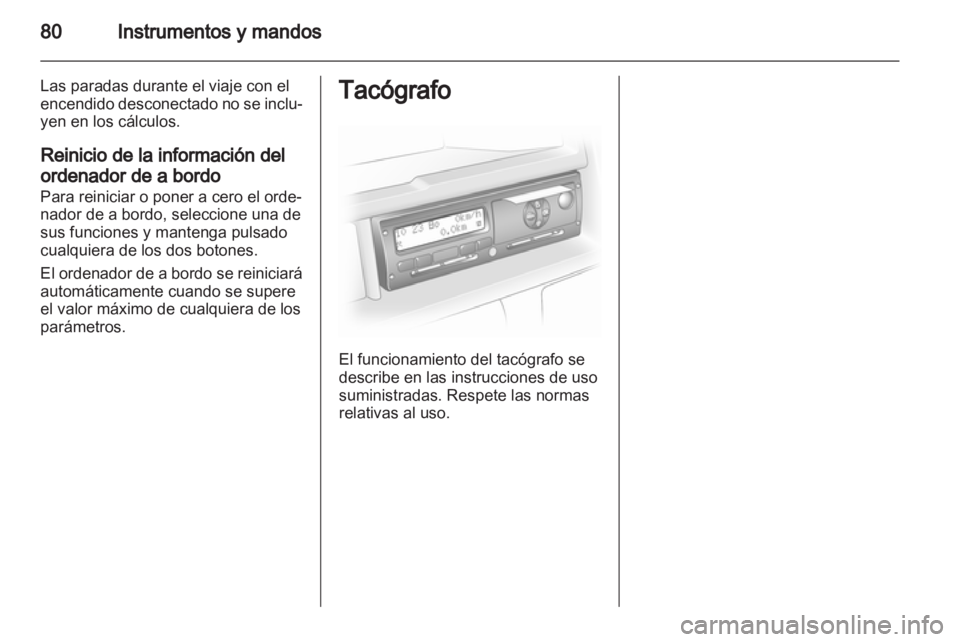 OPEL MOVANO_B 2011.5  Manual de Instrucciones (in Spanish) 