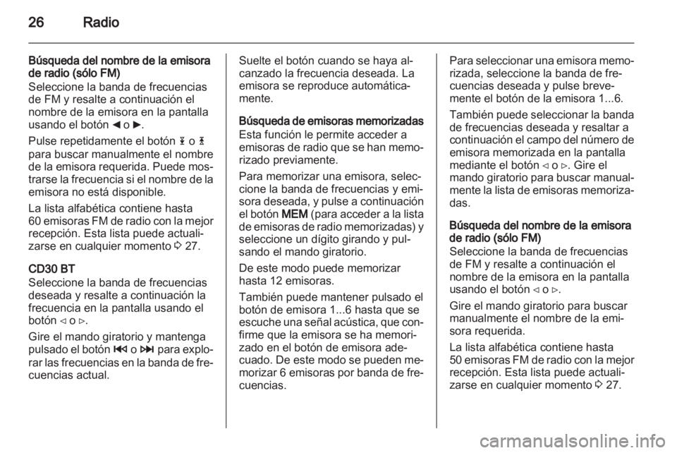 OPEL VIVARO 2012 Manual de infoentretenimiento (in Spanish) OPEL VIVARO 2012 Manual de infoentretenimiento (in Spanish)