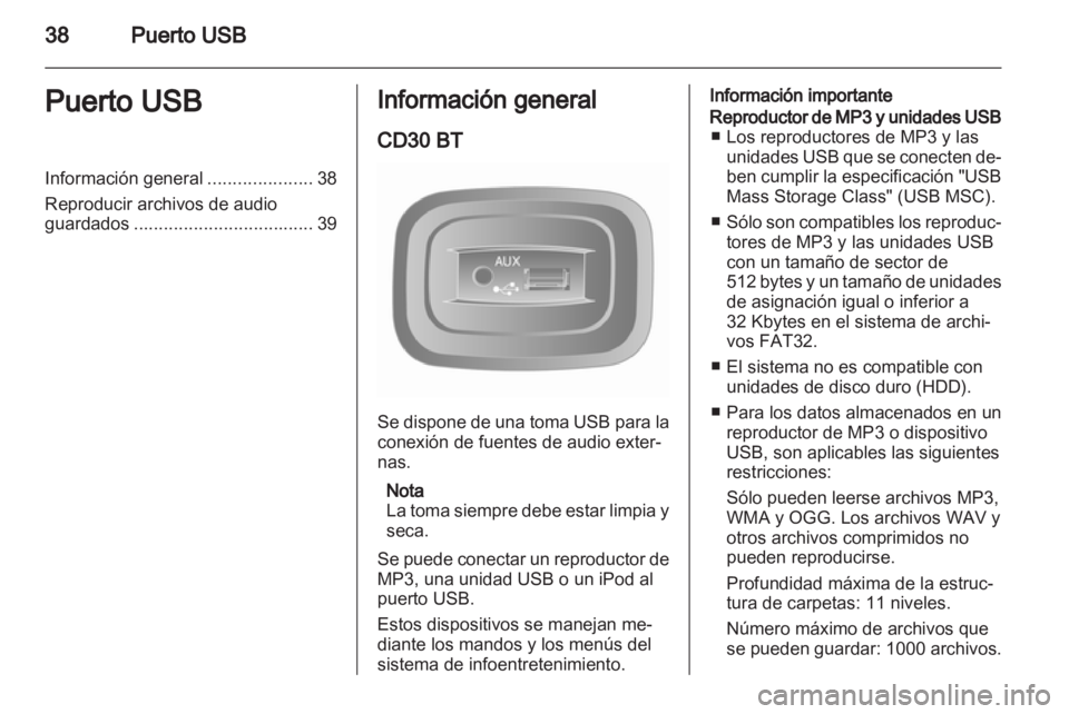 OPEL MOVANO_B 2012  Manual de infoentretenimiento (in Spanish) 