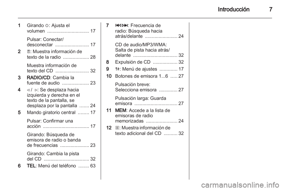 OPEL VIVARO 2012  Manual de infoentretenimiento (in Spanish) 