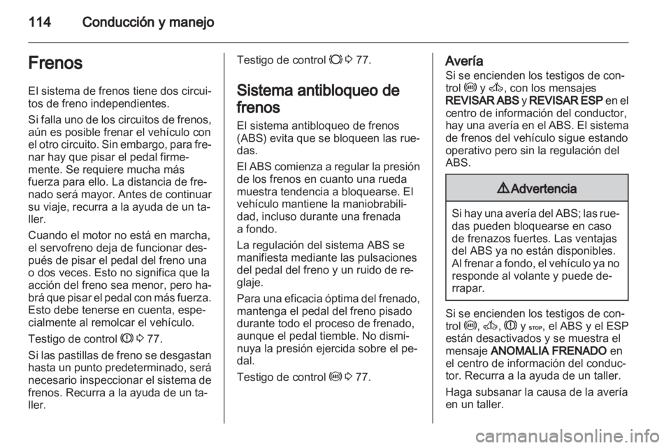 OPEL MOVANO_B 2012 Manual de Instrucciones (in Spanish) OPEL MOVANO_B 2012 Manual de Instrucciones (in Spanish)