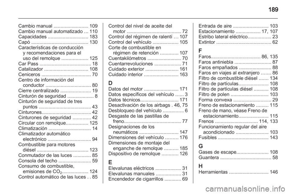 OPEL MOVANO_B 2012  Manual de Instrucciones (in Spanish) 