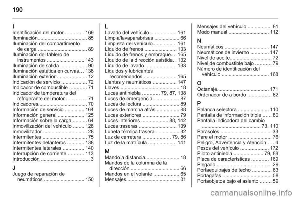 OPEL MOVANO_B 2012  Manual de Instrucciones (in Spanish) 