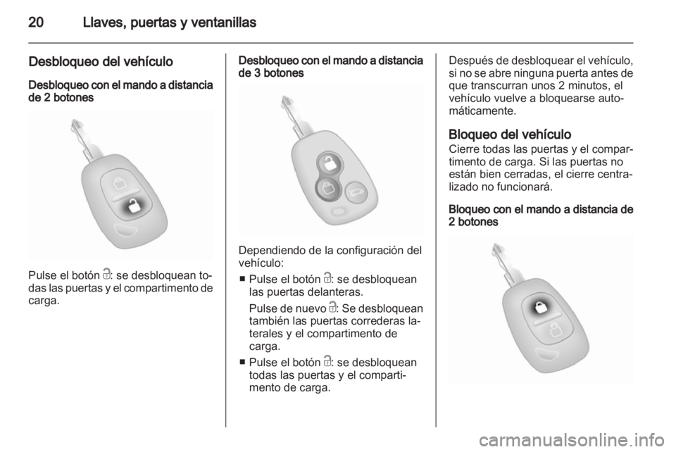 OPEL MOVANO_B 2012  Manual de Instrucciones (in Spanish) 