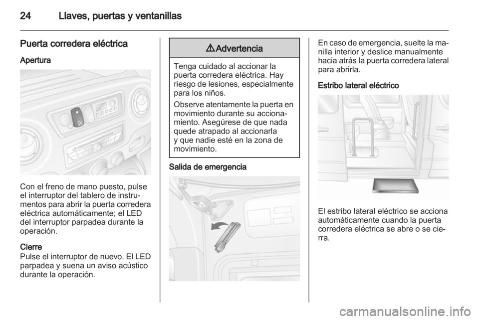 OPEL MOVANO_B 2012  Manual de Instrucciones (in Spanish) 